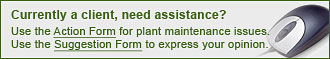 Plant Designs maintenance forms