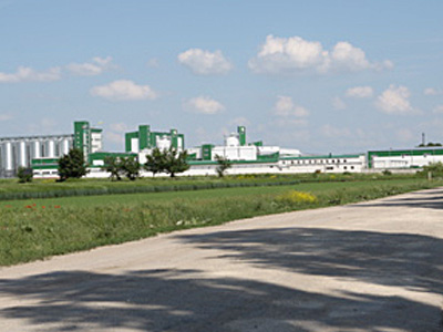 The Obolone barley processing plant opened Dec. 2008.